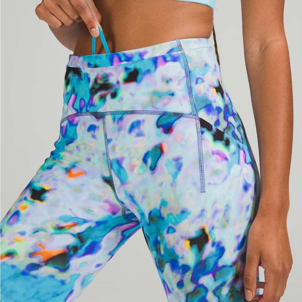 NWT Rare Lululemon Seawheeze Swift Speed High-Rise Crop Tight 21" Euphoria